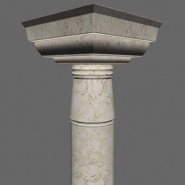 3d model antiquity pillar - Pillar 6 by Tschirner